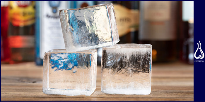 کاربرد آب مقطر در خانه: برای قالب یخ