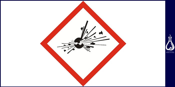 علامت خطر مواد منفجره